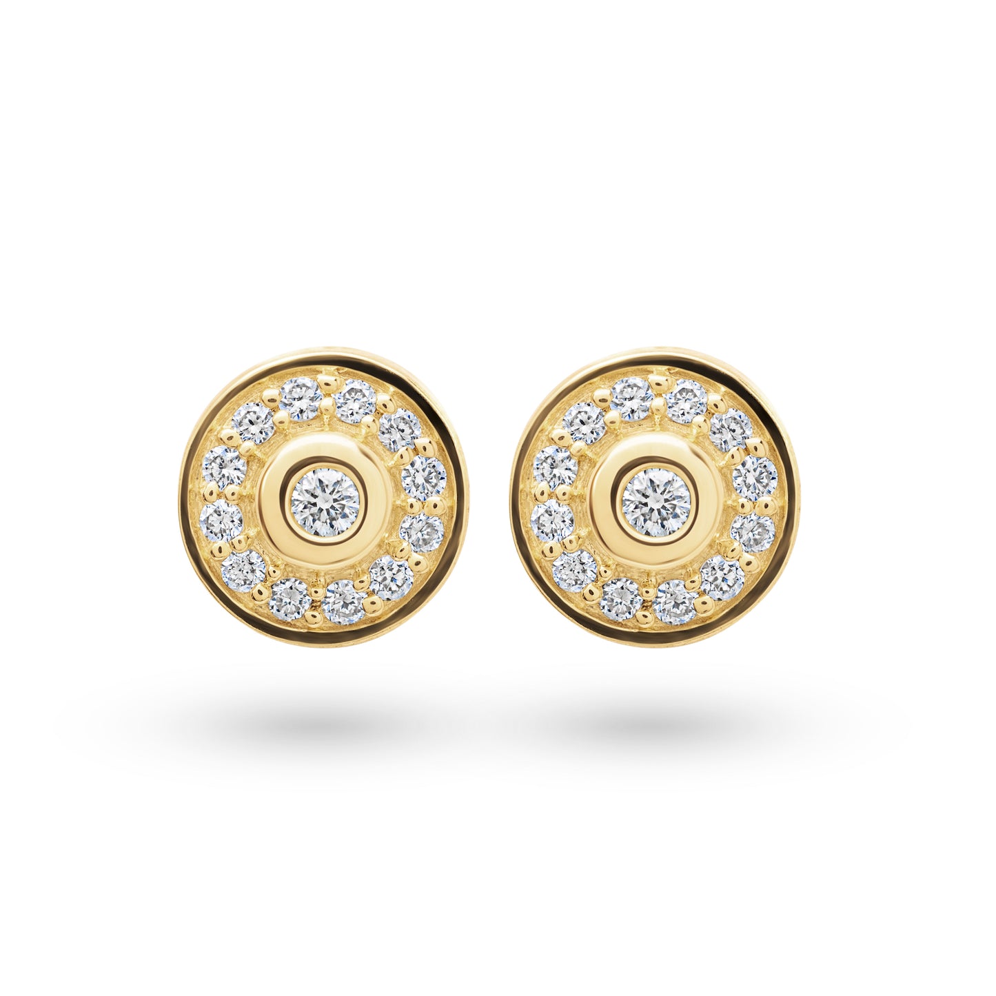 Round Diamond Earrings