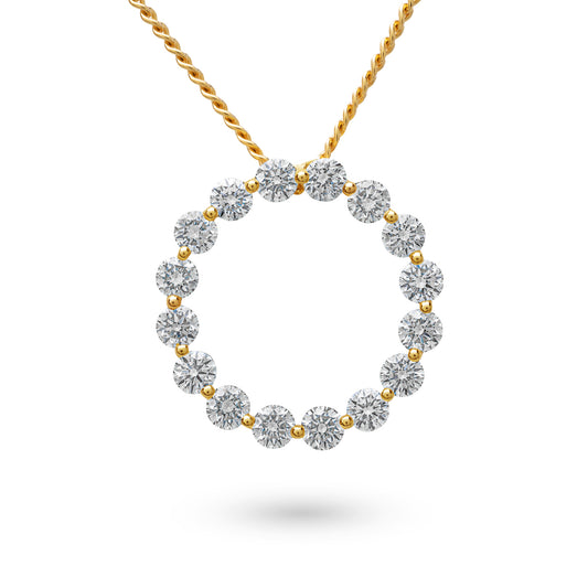 Circle of Life Diamond Pendant