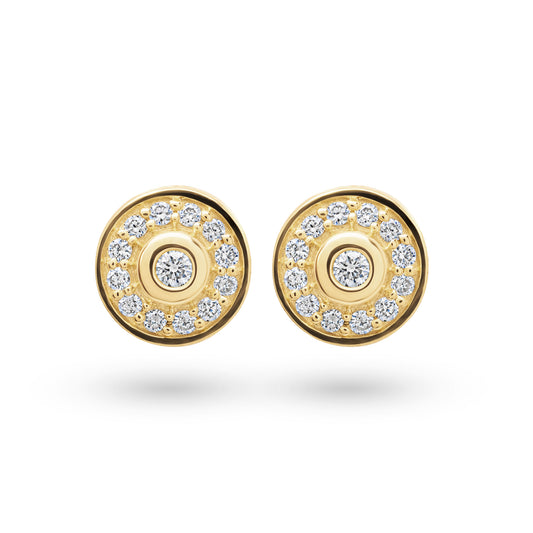 Round Diamond Earrings